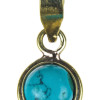 Přívěsek s polodrahokamem, tyrkenit, 23x10mm