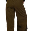 Unisex balonové kalhoty bavlněné khaki zelené, kapsy, guma a šňůrka v pase