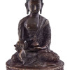 Uzdravující Buddha, kovová soška, 21cm