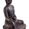 Uzdravující Buddha, kovová soška, 21cm