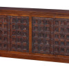 Komoda z mangového dřeva, dvířka ze starých okenic, 198x46x99cm