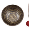 Tibetská mísa, "Gulpa", D, gravírovaná s designem, průměr 27cm