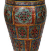 Kovová váza, ručně malovaná, průměr 86cm, výška 112cm