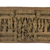 Vyřezávaný panel, antik, 83x26x9cm