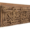 Vyřezávaný panel, antik, 81x27x9cm