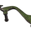 Dveřní madlo, páv, zelená patina, 24cm