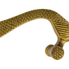 Dveřní madlo, páv, 24cm