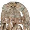 Ganéš, dřevěná socha, 152cm