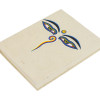 Notes, "Buddhovy oči", ruční rýžový papír 13x17x2cm, 45 listů