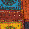 Závěs nad dveře oblouk, patchwork, Rajastan, ruční výšivka, sklíčka, 190x98cm