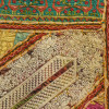 Závěs nad dveře oblouk, patchwork, Rajastan, ruční výšivka, 190x96cm