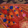 Závěs nad dveře oblouk, patchwork, Rajastan, ruční výšivka, 190x96cm