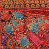 Závěs nad dveře oblouk, patchwork, Rajastan, ruční výšivka, 190x96cm