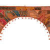 Závěs nad dveře oblouk, patchwork, Rajastan, ruční výšivka, 190x96cm