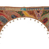 Závěs nad dveře oblouk, patchwork, Rajastan, ruční výšivka, 190x96cm