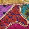 Závěs nad dveře oblouk, patchwork, Rajastan, ruční výšivka, 190x96cm