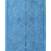 Skříň z mangového dřeva, ruční řezby, 100x43x200cm