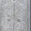 Skříň z mangového dřeva, ruční řezby, 100x43x200cm