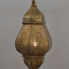 Kovová lampa v orientálním stylu, zlatá barva, uvnitř zlatá, 34x55cm