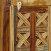Noční stolek z recyklovaného dřeva, 40x30x60cm