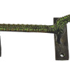 Dveřní táhlo, kůň, "Tribal Art", zelená patina, 18cm