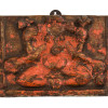 Dřevěný panel ze starého portálu, Ganéš, 22x4x12cm