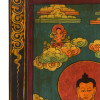 Stojící Buddha, ručně malovaný obraz, 36x77cm