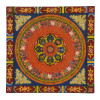 Astamangal mandala, ručně malovaný obraz, 58x58cm