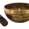Tibetská mísa, "Gulpa", A5, gravírovaná s designem, průměr 14 cm