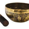 Tibetská mísa, "Gulpa", D3, gravírovaná s designem, průměr 15 cm