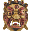 Dřevěná maska, Bhairab, ručně malovaný, 20cm