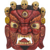 Dřevěná maska, Bhairab, ručně malovaný, 30cm
