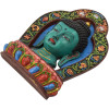 Maska Buddha, ručně malovaná, 18x4x23cm