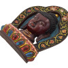 Maska Buddha, ručně malovaná, 18x4x23cm