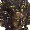 Bhairab, mosazná maska, 38cm