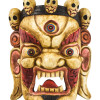 Dřevěná maska, Bhairab, ručně malovaný, 32cm