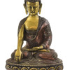 Buddha Šakjamuni, kovová soška, 32cm