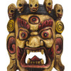 Dřevěná maska, Bhairab, ručně malovaný, 20cm