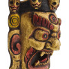 Dřevěná maska, Bhairab, ručně malovaný, 20cm