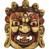 Dřevěná maska, Bhairab, ručně malovaný, 20cm