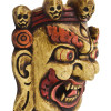 Dřevěná maska, Bhairab, ručně malovaný, 20cm
