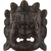 Dřevěná maska, Bhairab, ručně malovaný, antik patina, 25cm