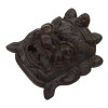 Dřevěná maska, Bhairab, ručně malovaný, antik patina, 25cm
