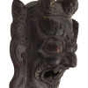 Dřevěná maska, Bhairab, ručně malovaný, antik patina, 25cm