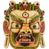 Dřevěná maska, Bhairab, ručně malovaný, 31cm