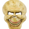 Dřevěná maska, "Laughing Scull", ručně malovaná, 32cm