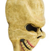 Dřevěná maska, "Laughing Scull", ručně malovaná, 32cm