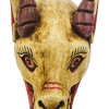 Dřevěná maska, koza, ručně malovaná, 26cm
