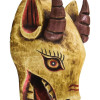 Dřevěná maska, koza, ručně malovaná, 26cm