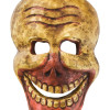 Dřevěná maska, "Laughing Scull", ručně malovaná, 27cm